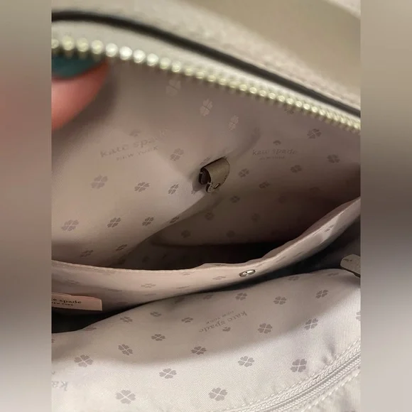 Kate Spade Polly Medium Backpack Warm Taupe - Picture 7 of 12